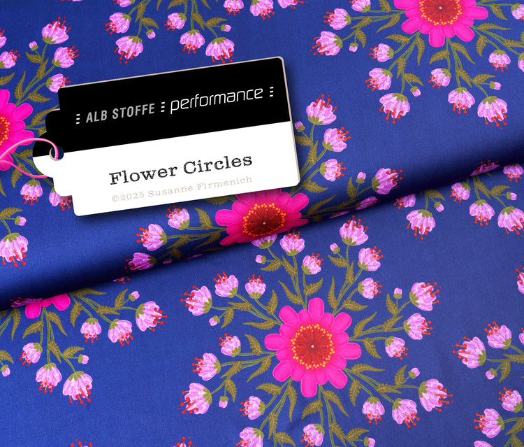 Performance - FLOWER CIRCLE NAVY