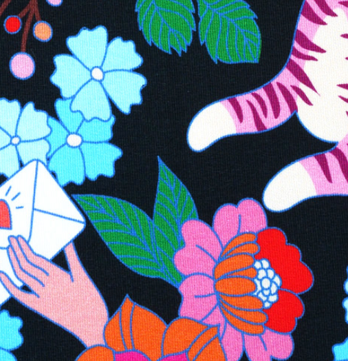 Hand on Heart - MIXED EMOTIONS - Cotton Musselin - Double Gauze