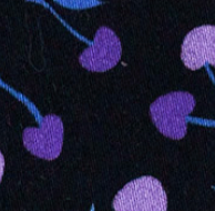Picknick - CHERRIES - New Cotton Satin Webware
