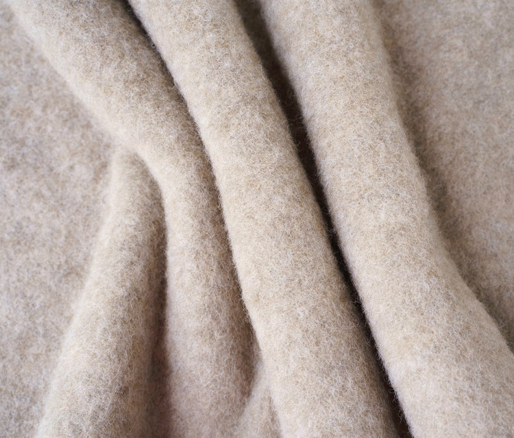 MERINO WOLLFLEECE beige hell