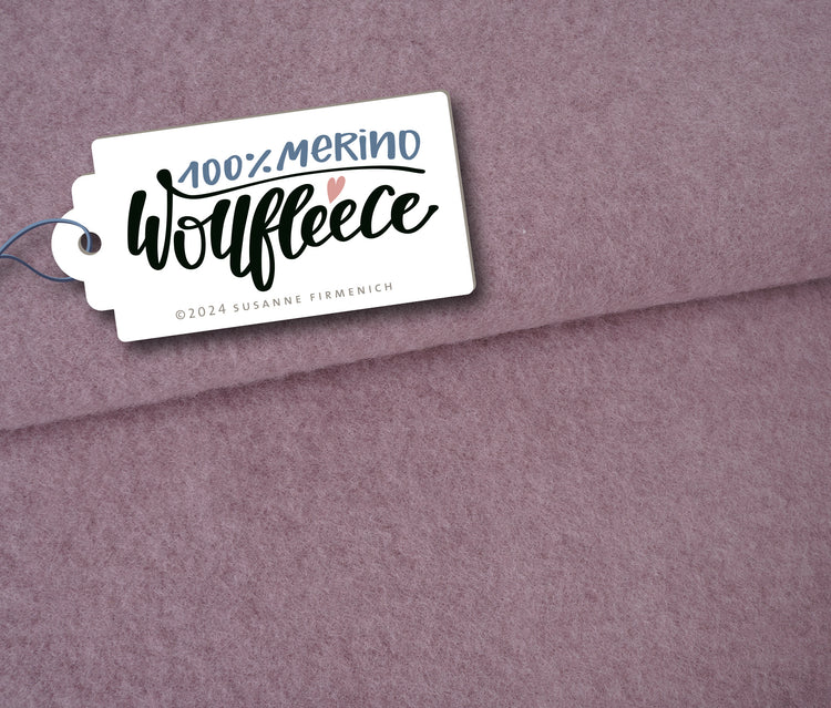 MERINO WOLLFLEECE rose melange