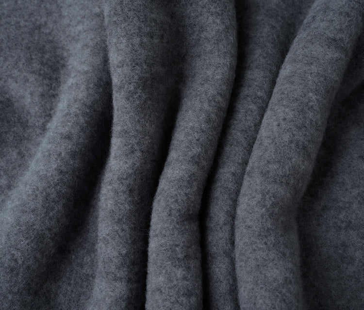 MERINO WOLLFLEECE schiefer meliert