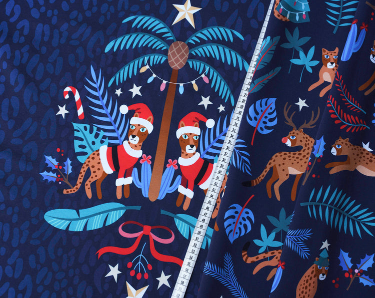 Wild XMas 2025 - LEO Panel blau - Sweat