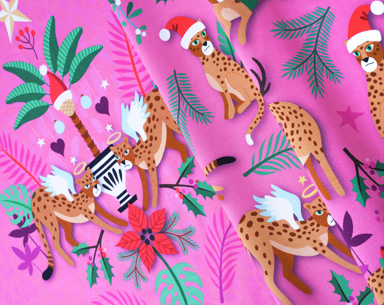 Wild XMas 2025 - LEO Panel pink - Sweat