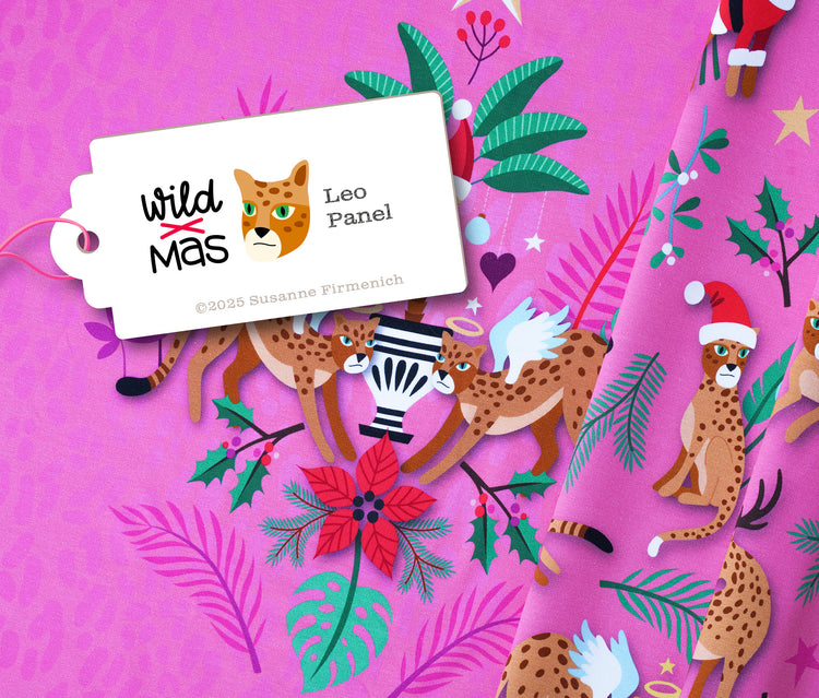 Wild XMas 2025 - LEO Panel pink - Sweat