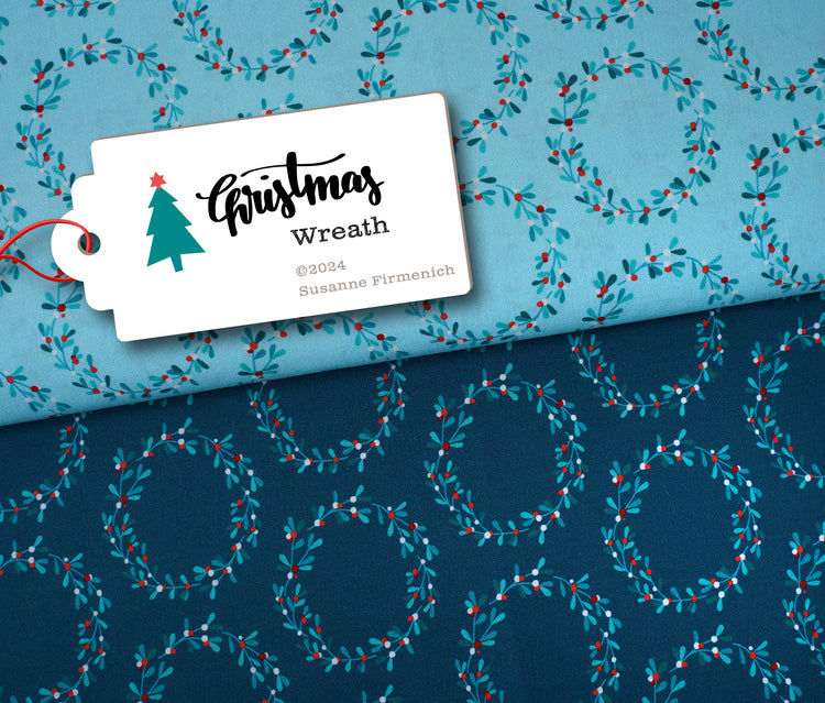 Christmas - WREATH - Canvas