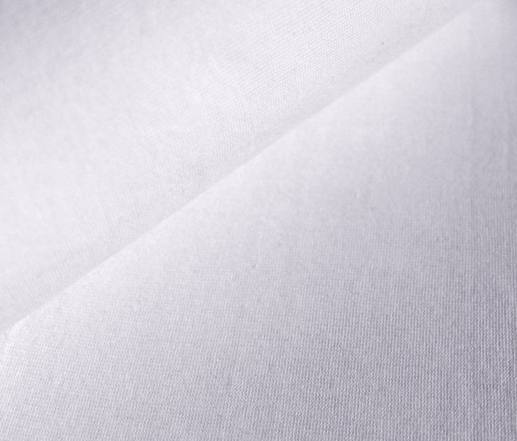 BIO BAUMWOLL SINGLE JERSEY -weiß- A01