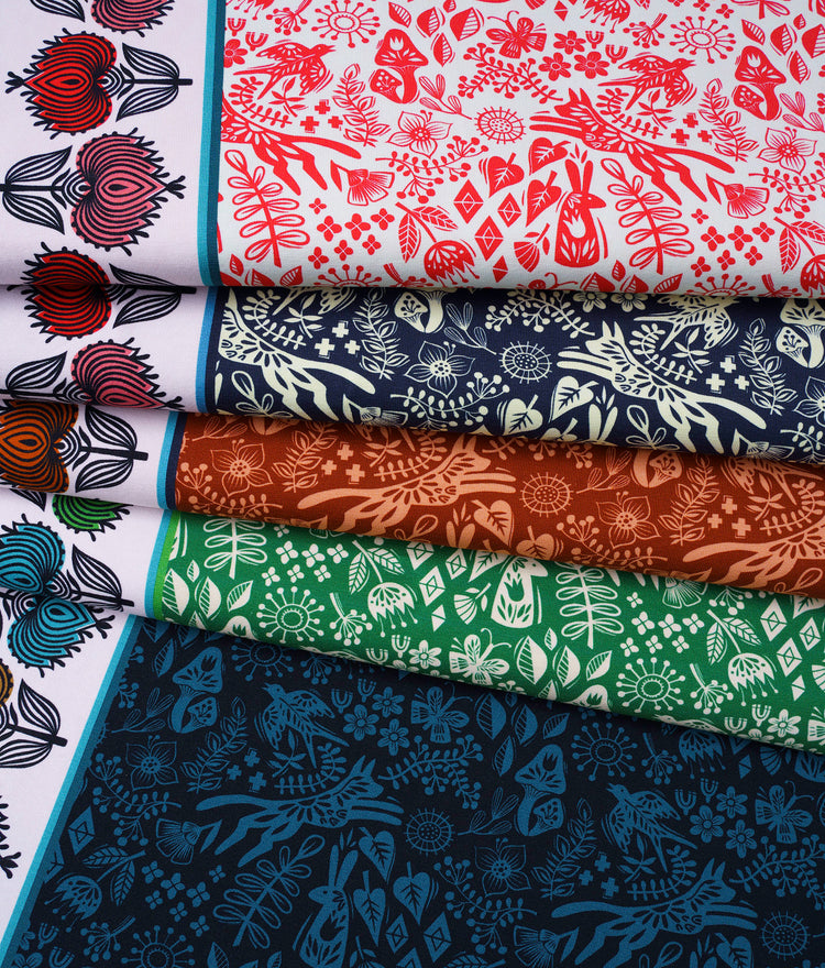 Pretty & Pure - FOREST - New Cotton Satin Webware