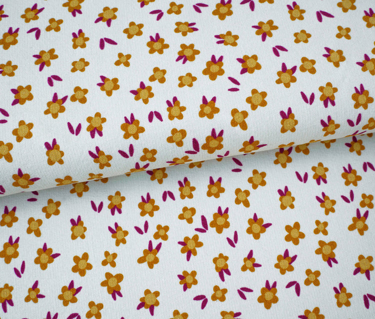 Sally And Friends - TINY FLOWERS - Bio Baumwoll Ripp