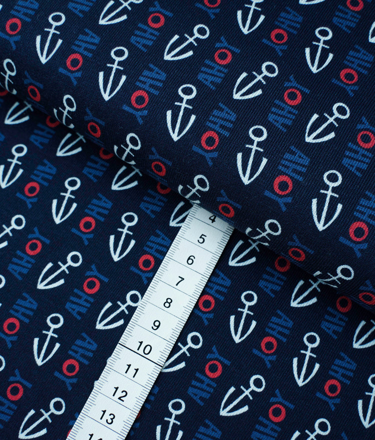 Sea Side - AHOY - Baumwoll Ripp
