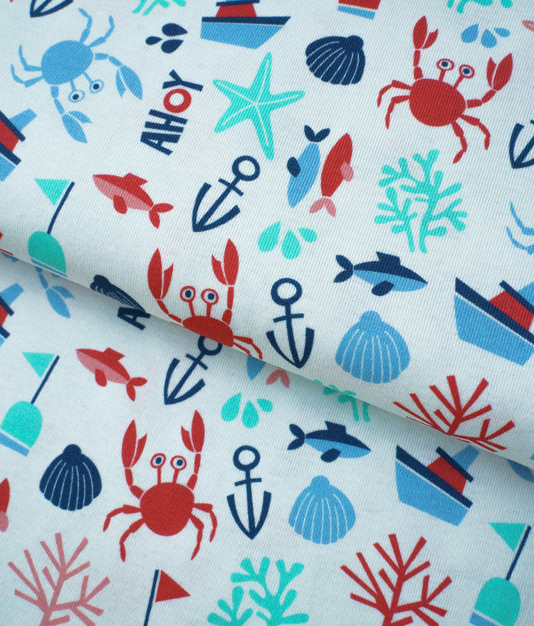 Sea Side - BEACHCOMBERS - Bio Baumwoll Ripp