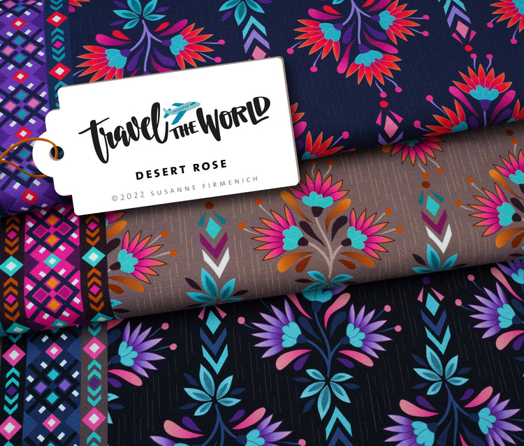 Travel The World - DESERT ROSE - Tencel Webware