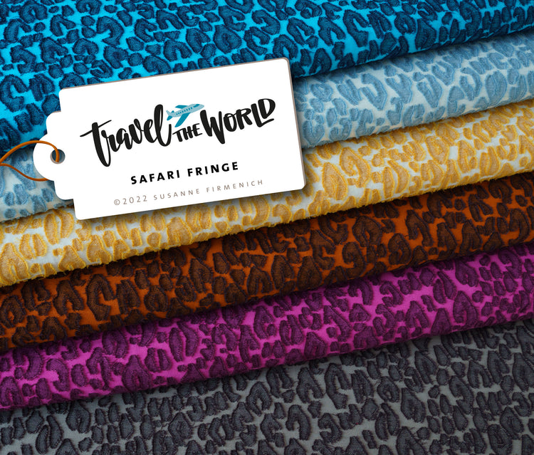 Travel The World - SAFARI FRINGE - Scherli Jacquard
