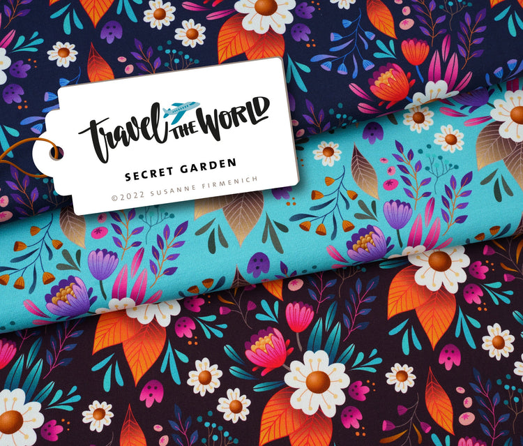 Travel The World - SECRET GARDEN - Canvas