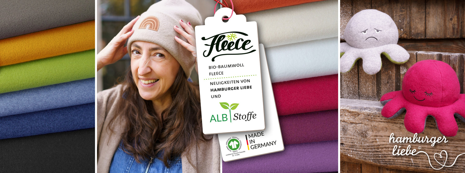 HAMBURGER LIEBE BIO BAUMWOLLFLEECE