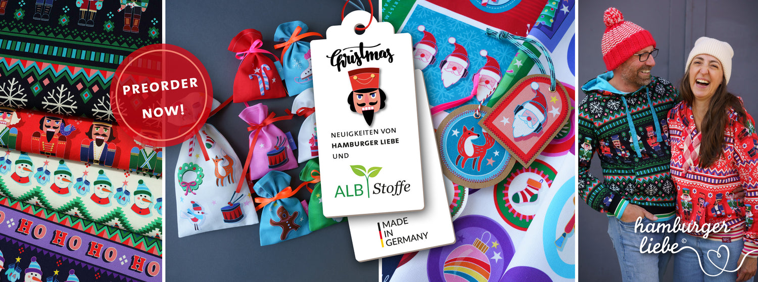HAMBURGER LIEBE UGLY CHRISTMAS SWEATER 2022
