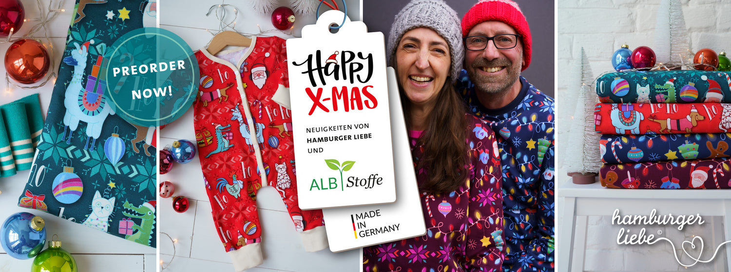 HAMBURGER LIEBE UGLY CHRISTMAS SWEATER