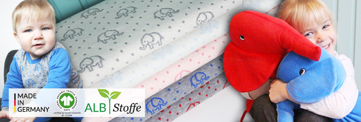 Elephant Love Bio Nähset & Jacquard Jerseys