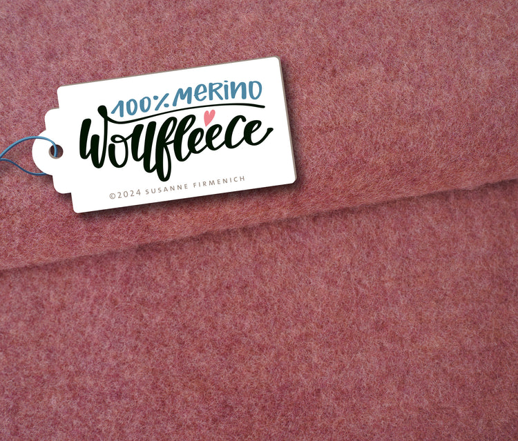 MERINO WOLLFLEECE rosenholz