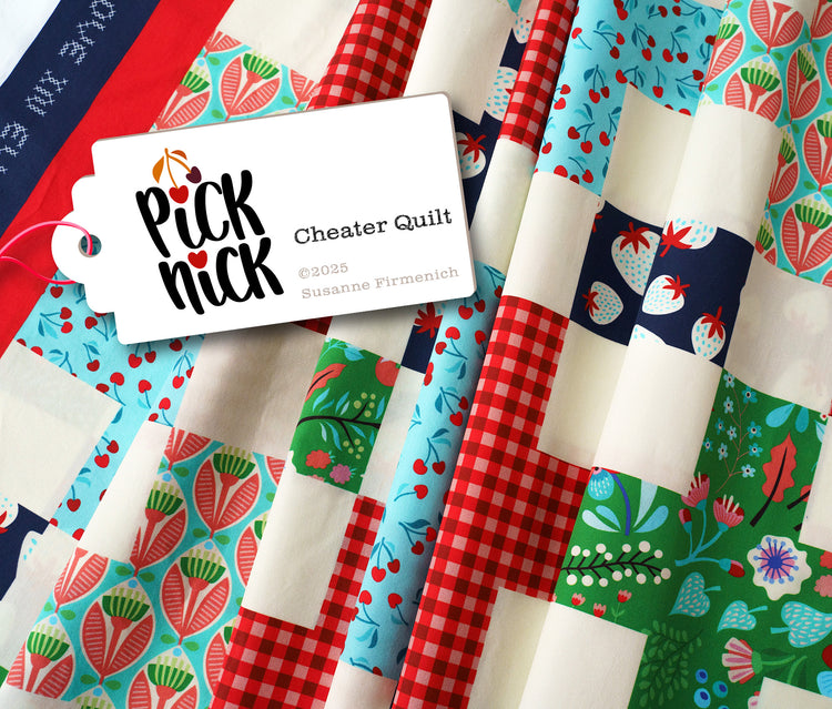 Picknick - CHEATER QUILT - Popeline