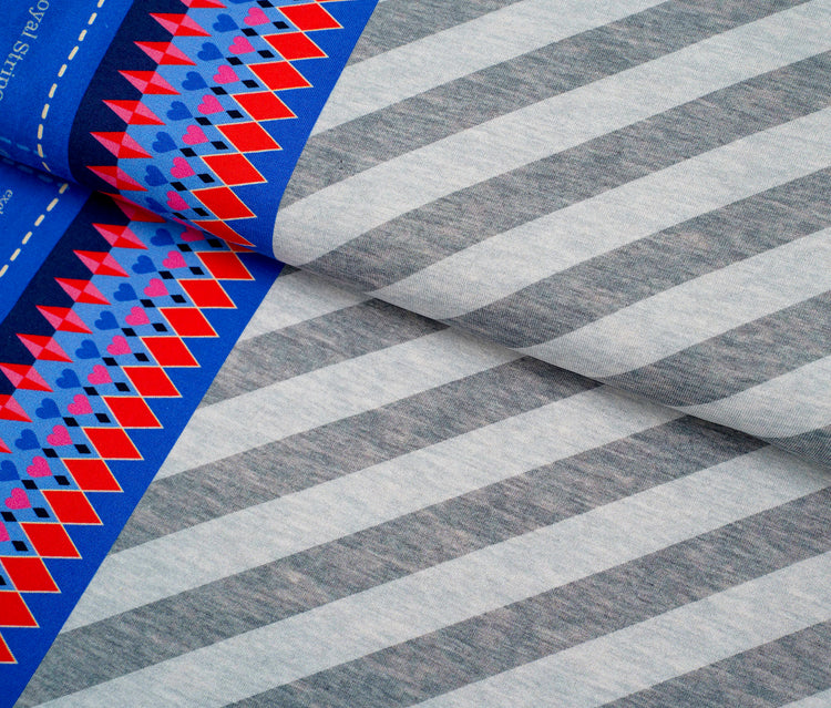 Queen of Hearts - ROYAL STRIPES - Sweat