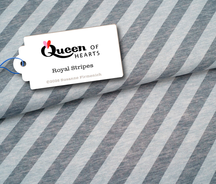Queen of Hearts - ROYAL STRIPES - Sweat