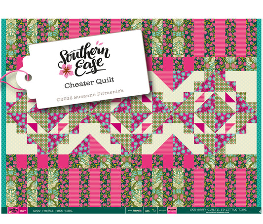 Southern Ease - CHEATER QUILT GRÜN - Popeline