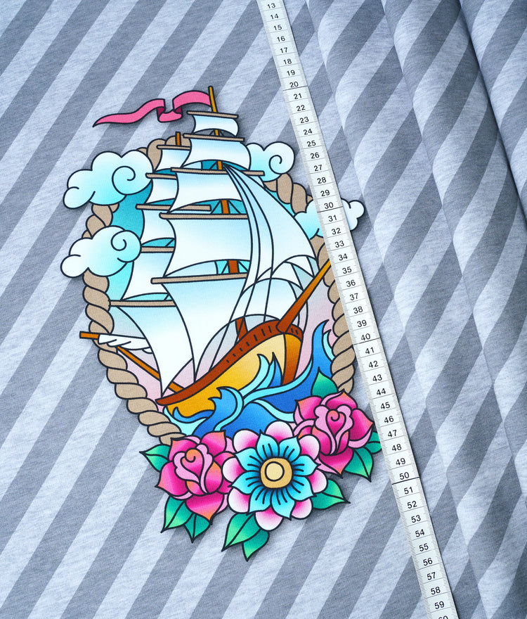 Ahoy - SAIL AWAY - Jersey Panel