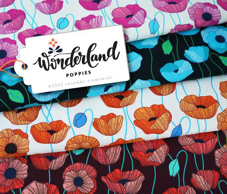 Wonderland - POPPIES - Tencel Webware