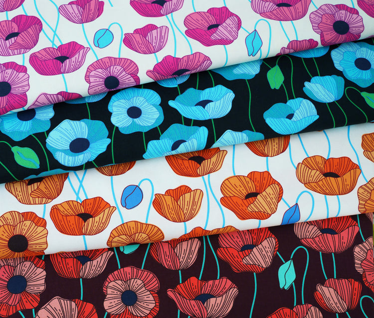 Wonderland - POPPIES - Tencel Webware